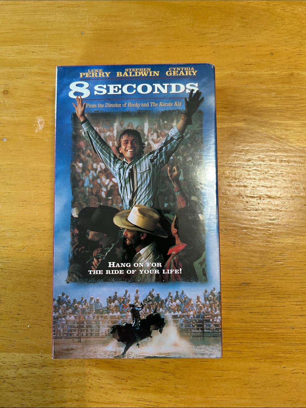 8 Seconds VHS Movie Tape - Blue Cover